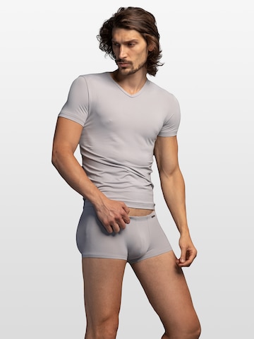 Maillot de corps ' V-Neck RED 2059 ' Olaf Benz en gris : devant