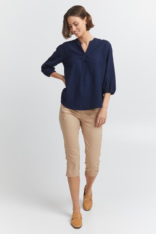 Fransa Blouse 'FAMADDIE 7' in Blue