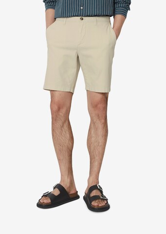 Marc O'Polo Slimfit Broek 'SALO' in Beige: voorkant