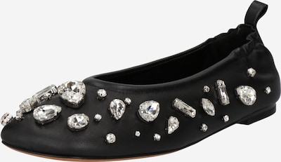 3.1 Phillip Lim Ballerines en noir / argent, Vue avec produit