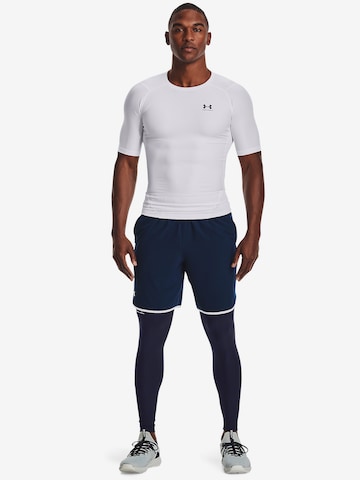 UNDER ARMOUR Skinny Sporthose in Blau