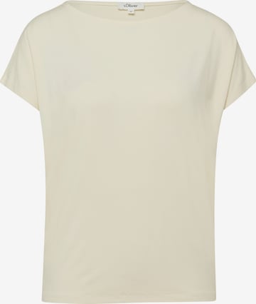 s.Oliver Shirt in Beige: voorkant