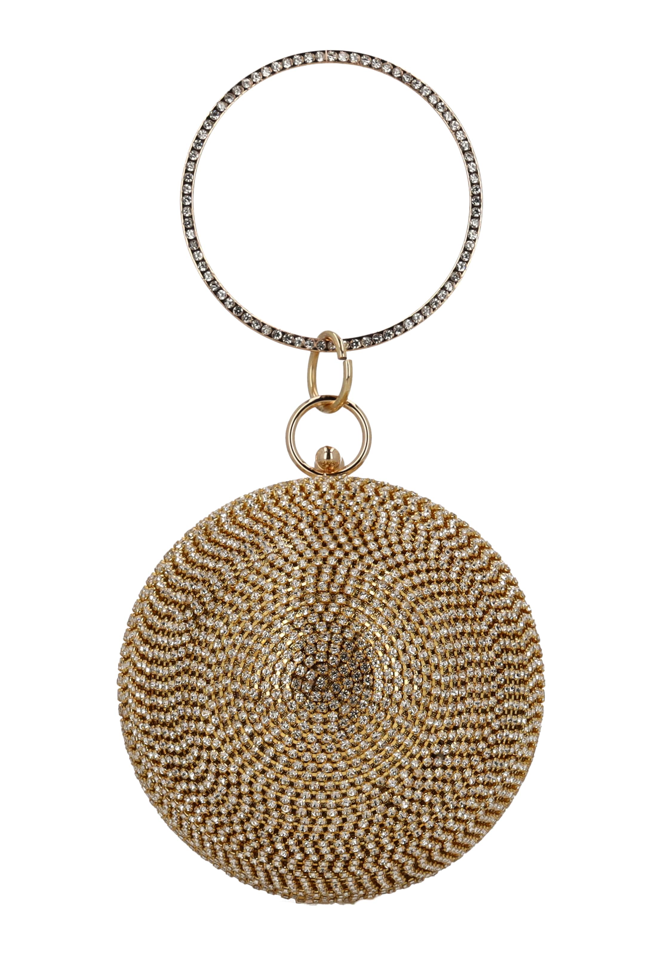 Pochette faina en or : devant