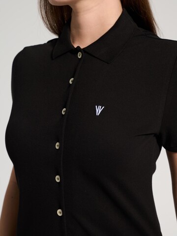 NOWIHT Bluse 'Eugenie'‌‌‌‌ in Schwarz