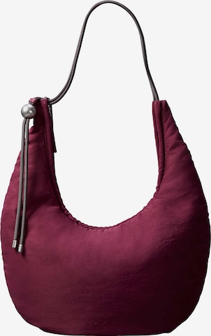 Sac bandoulière Calvin Klein en violet : devant