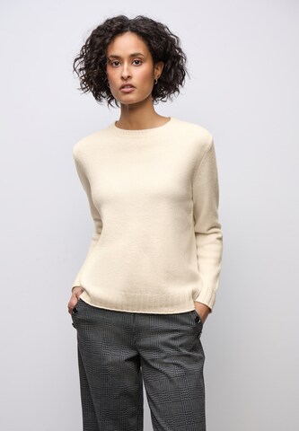 STREET ONE Sweater in Beige: front