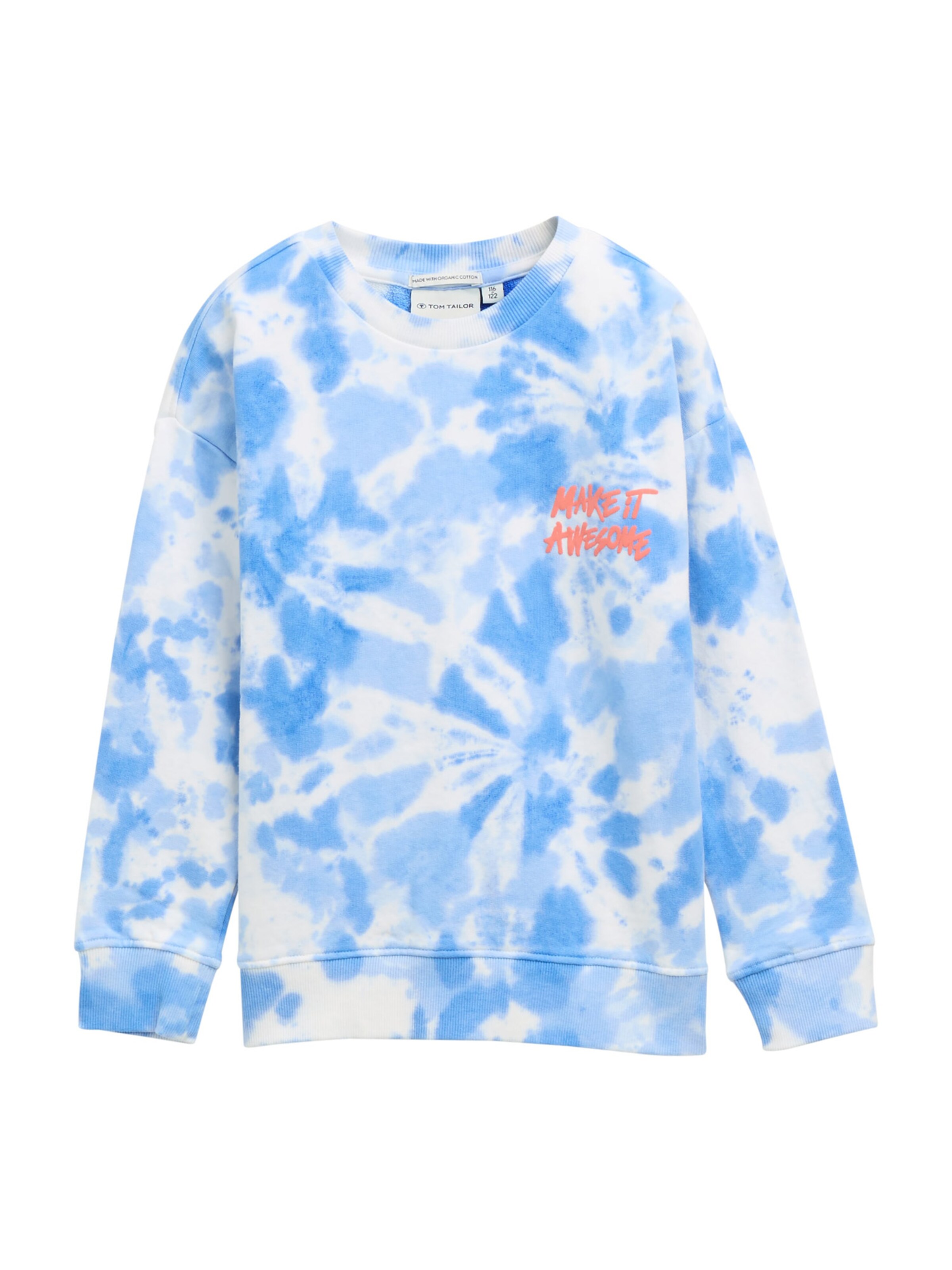 TOM TAILOR Mikina - Modrá: predná strana