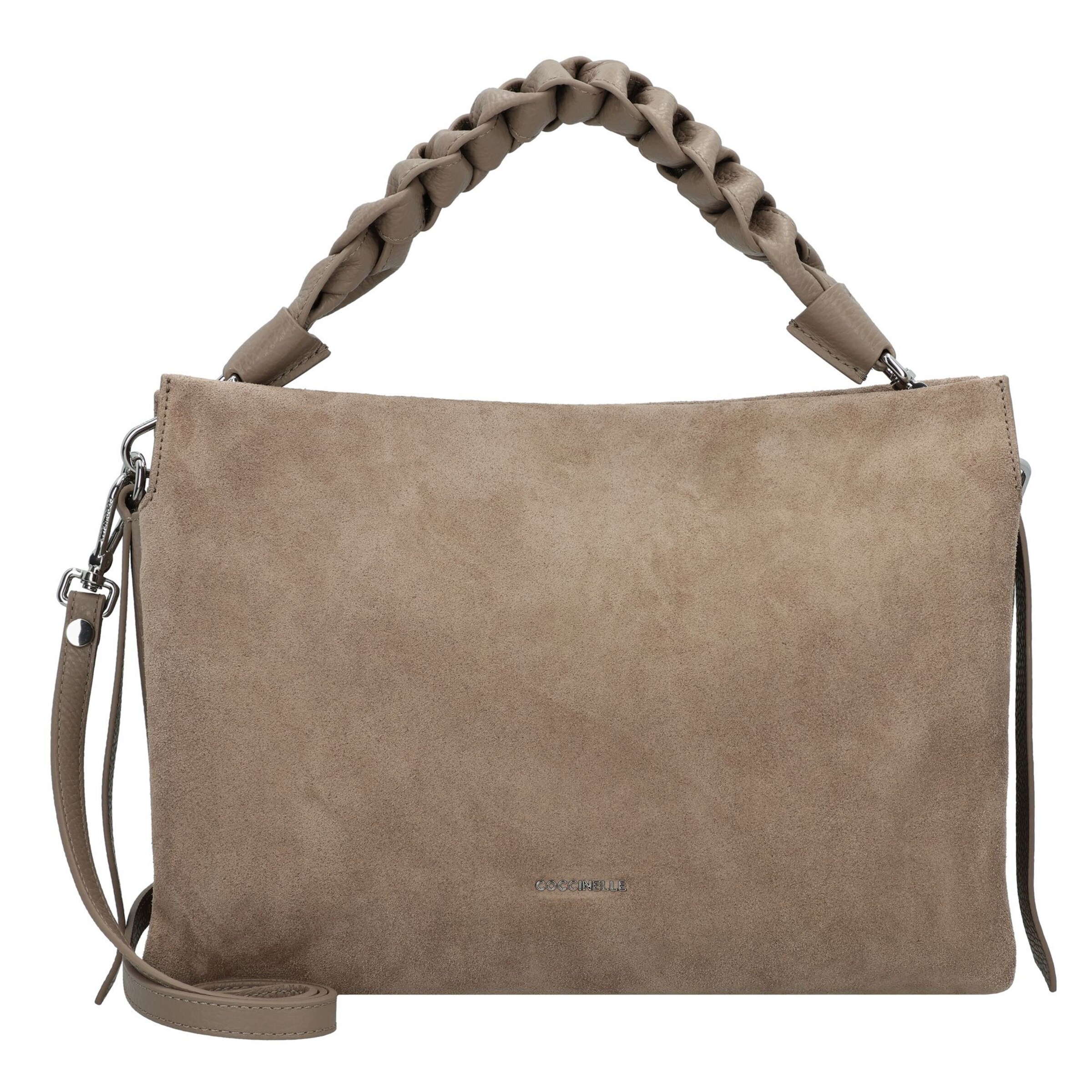 Borsa a mano 'Boheme' di Coccinelle in grigio: frontale