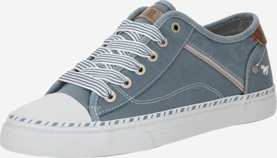 Sneaker low MUSTANG pe albastru porumbel, Vizualizare produs