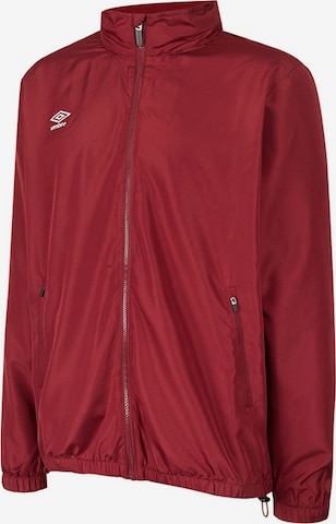 UMBRO Athletic Jacket in Red: front