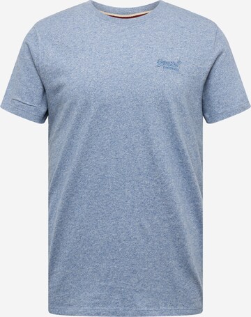 T-Shirt Superdry en bleu : devant