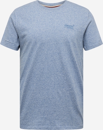 T-Shirt Superdry en bleu : devant