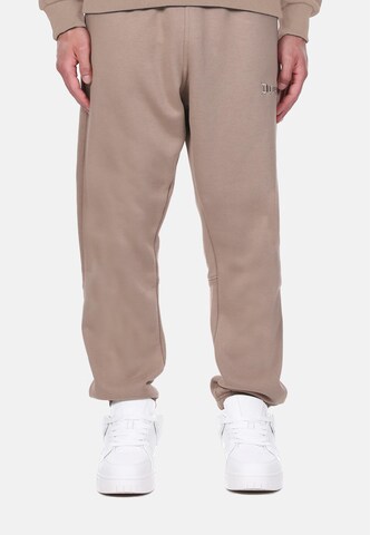 Dropsize Конический (Tapered) Штаны 'Embo V3' в Коричневый: спереди