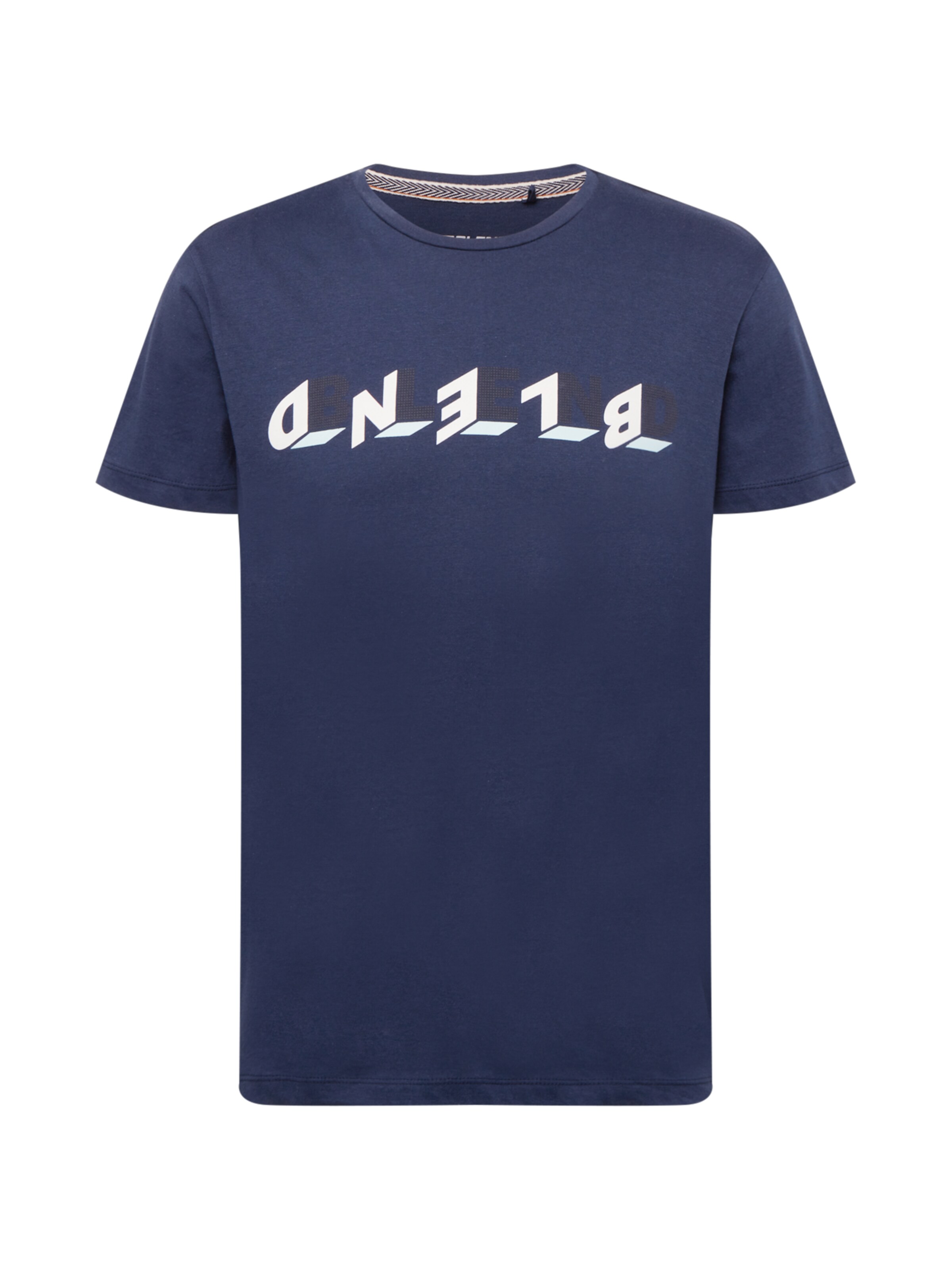 T-Shirt BLEND en bleu : devant