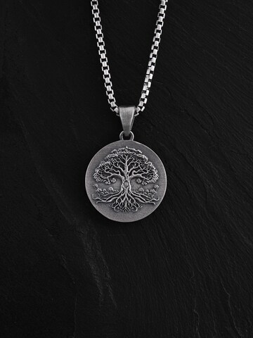 REYTEL - Colgante 'WORLD TREE OF LIFE' en plata: frente