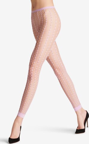 FALKE Leggings 'Paradise Net' in Lila: Vorderseite