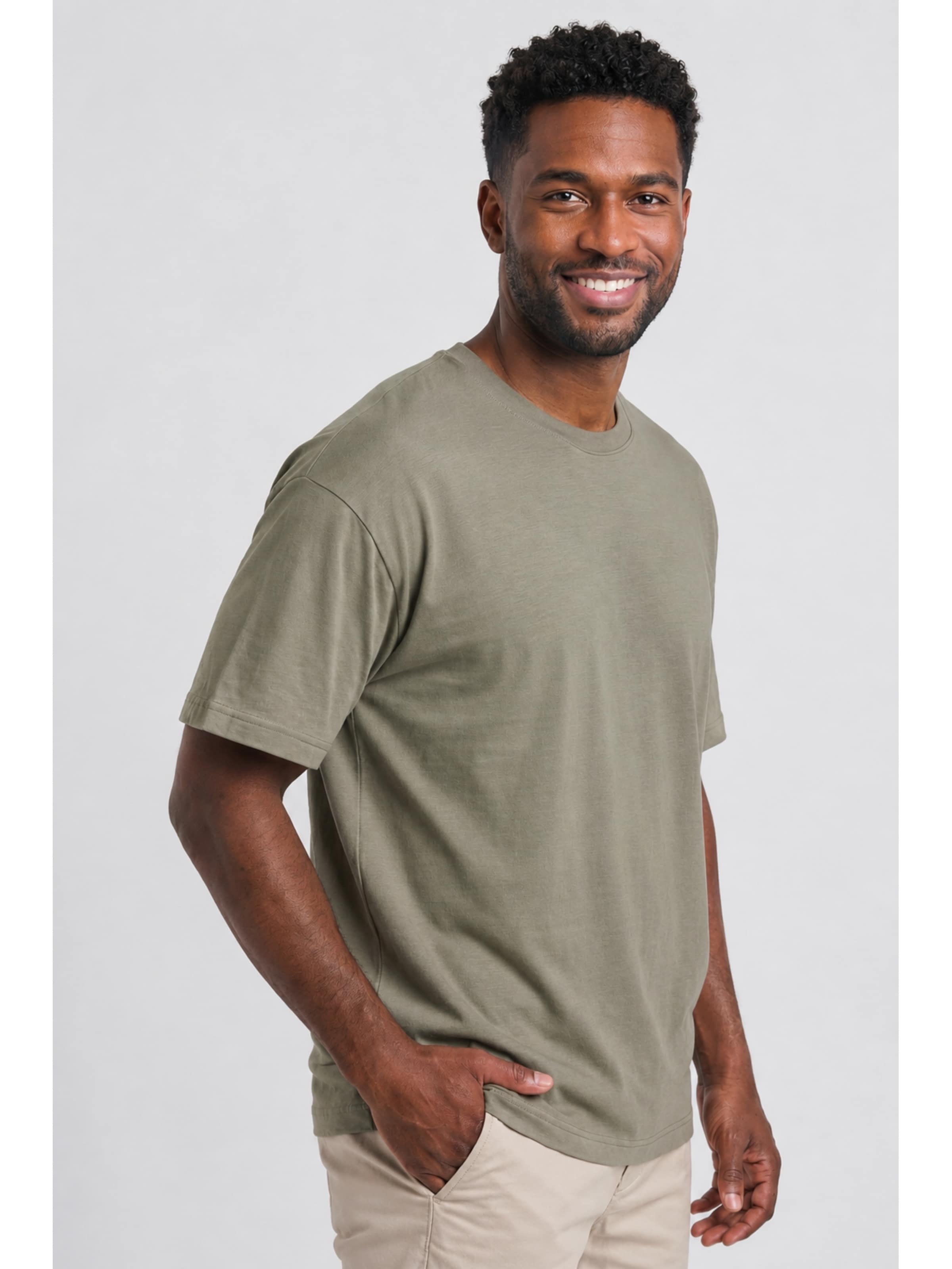 T-Shirt 'Venice' alan red en vert