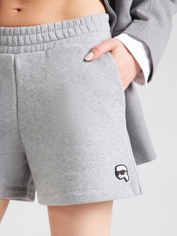 Karl Lagerfeld regular Bukser 'IKON' i grå