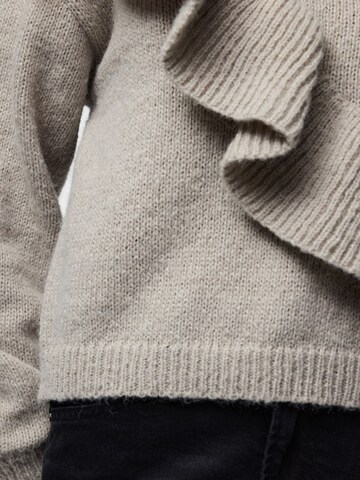 Pull-over 'PCNor' PIECES en gris