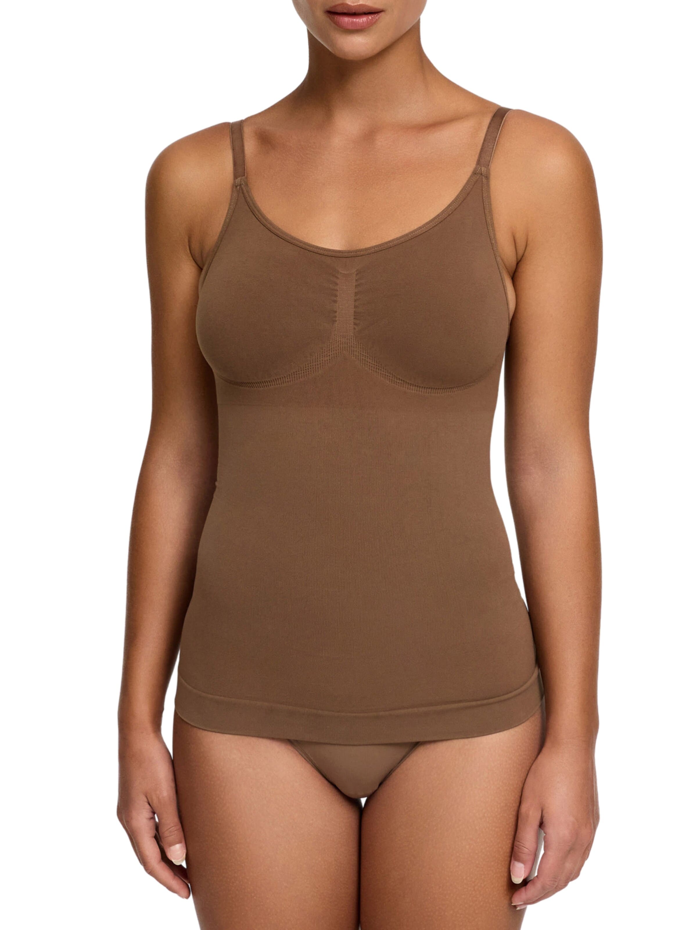 cfab Shapingtop 'Shaping Cami'‌‌‌‌‌‌‌ in Braun: Vorderseite