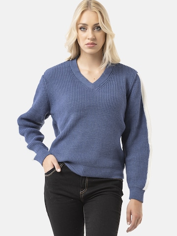 CIPO & BAXX Sweater in Blue: front
