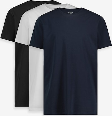 Maillot de corps 'Miles 3 Pack - Crew Neck' lebasq en mélange de couleurs : devant