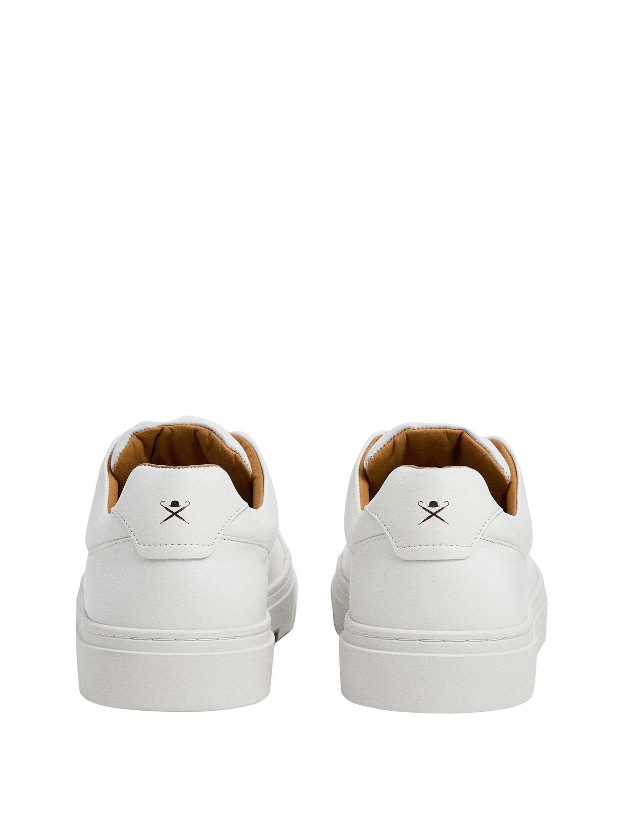 Baskets basses 'Hackney Class' Hackett London en blanc