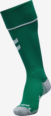 Hummel - Calcetines deportivos en verde: frente