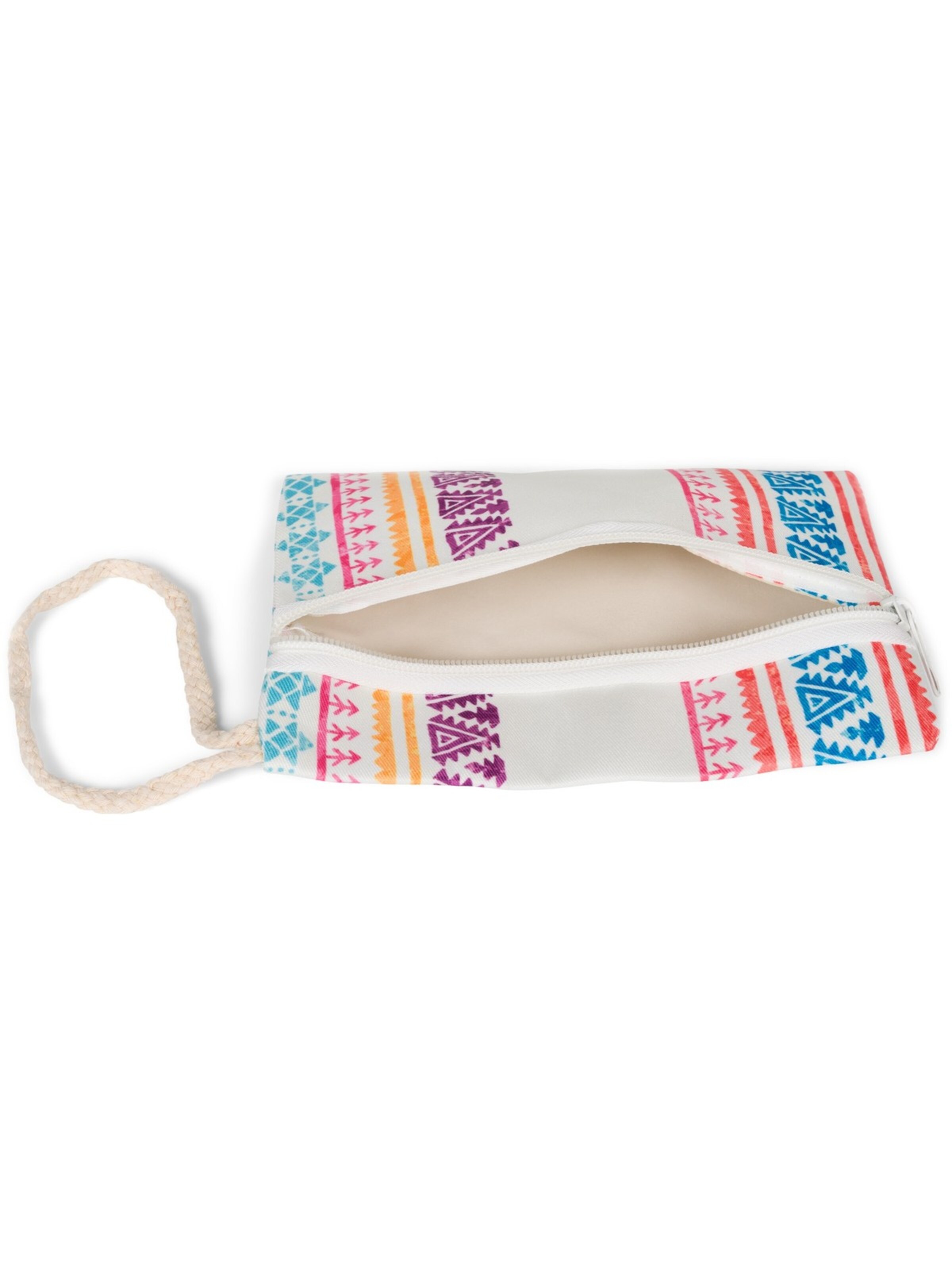 styleBREAKER Strandtasche 'Strandtasche Azteken Muster - Boho'‌‌‌ in Lila