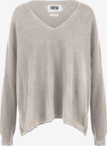 Rainbow Cashmere Sweater in Grey: front