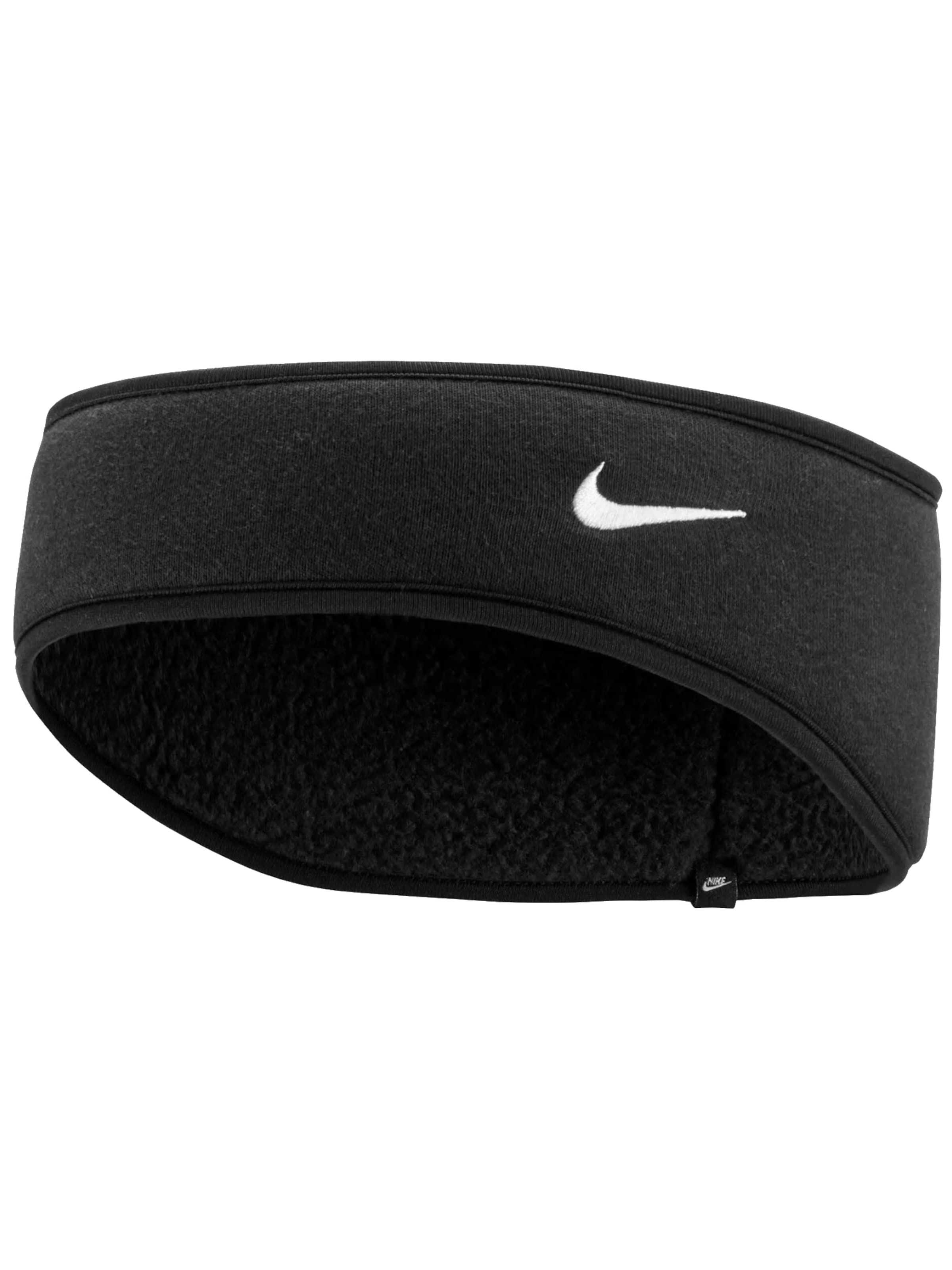 NIKE Sporthoofdband in Zwart: voorkant