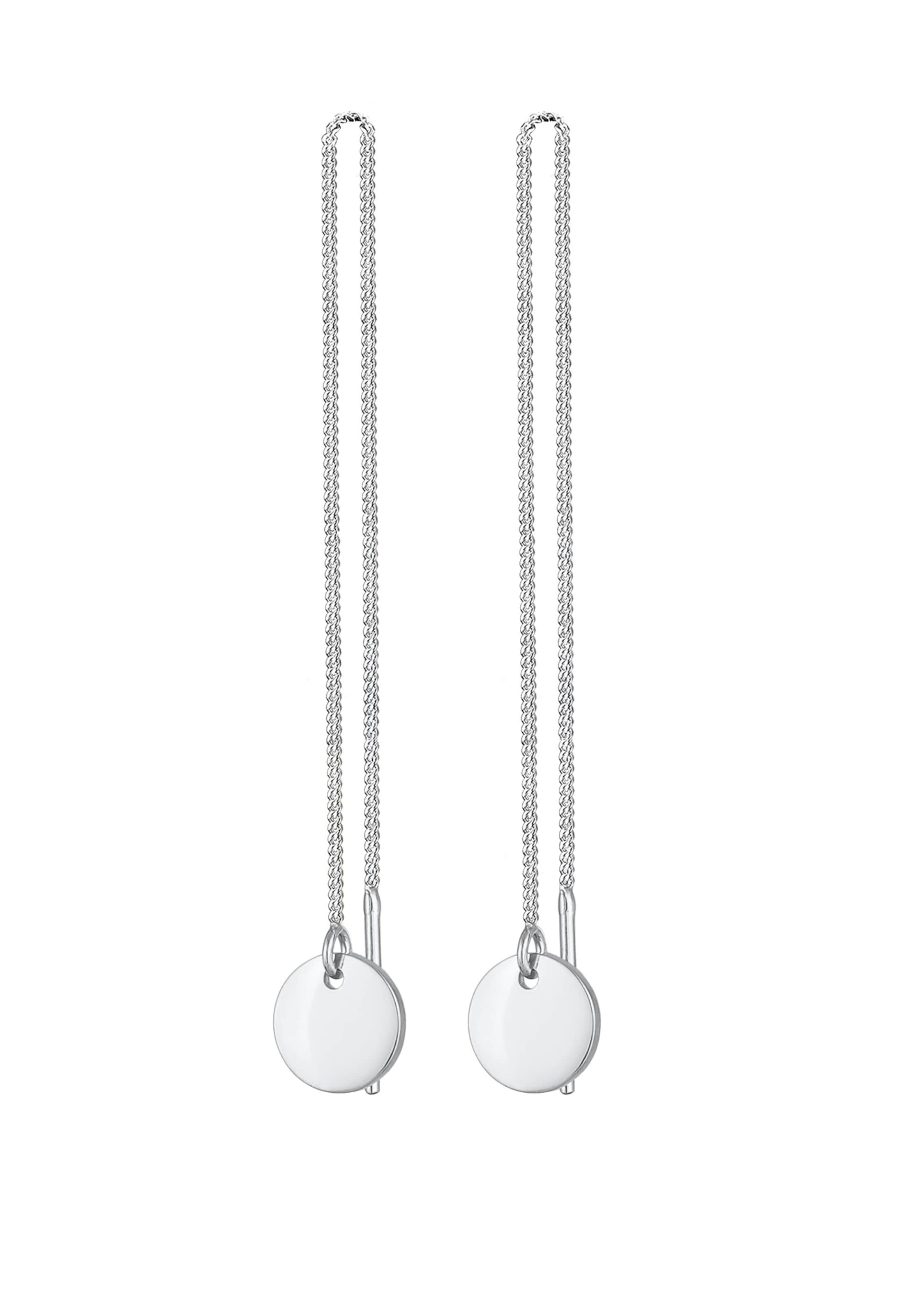 Boucles d'oreilles ELLI en argent : devant