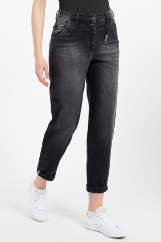 Recover Pants Loose fit Jeans 'Allegra' in Black: front
