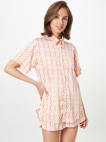 Cotton On Body Pajama Shirt in Orange: front