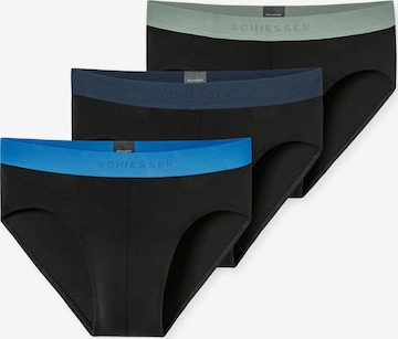 SCHIESSER Slip '95/5' in Blue: front