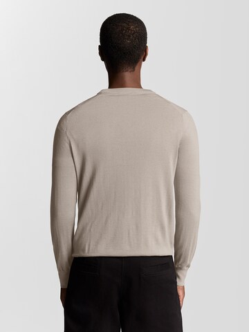 Lyle & Scott Pullover 'Tonal Eagle' in Grau