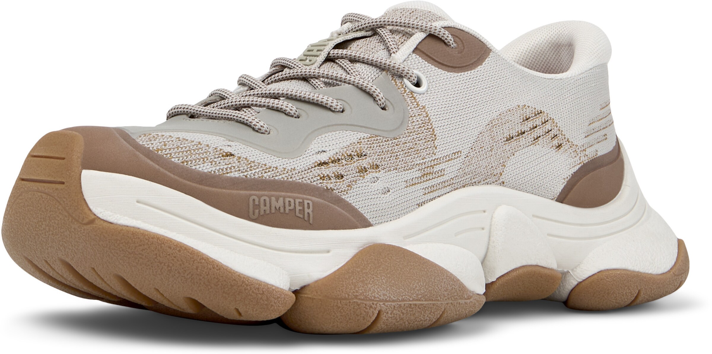 Baskets basses 'Karst 2' CAMPER en beige : devant