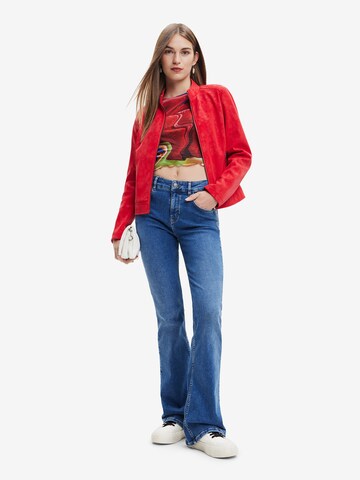 Desigual Přechodná bunda 'Detroit' – červená