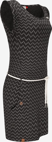 Ragwear Summer Dress 'Tag Zig Zag' in Black