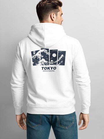 Neverless Sweatshirt 'Tokyo Wave' in White