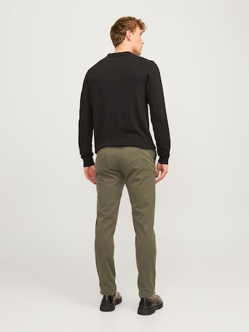 JACK & JONES Slim fit Chino trousers 'JPSTMarco JJArthur' in Green