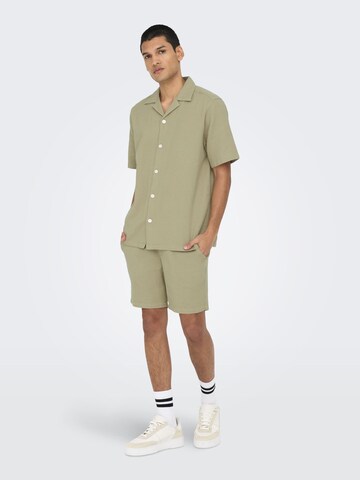 Regular Pantalon 'ONSBertil' Only & Sons en vert