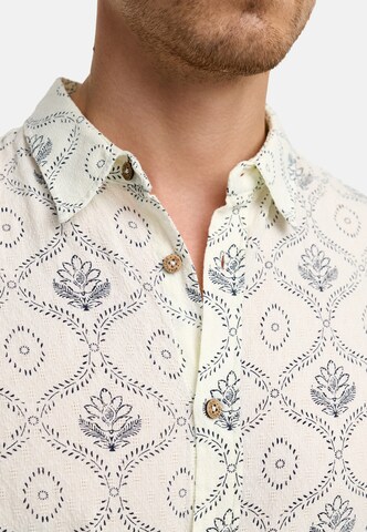INDICODE JEANS Regular fit Overhemd ' Cotta ' in Wit