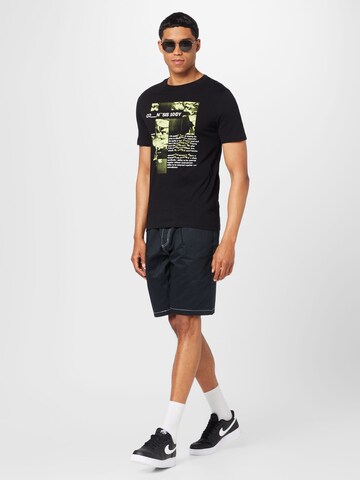 Regular Pantaloni de la CONVERSE pe negru