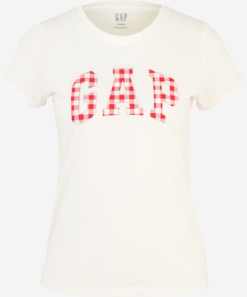 Gap Petite T-shirt 'CLSC' i beige: framsida