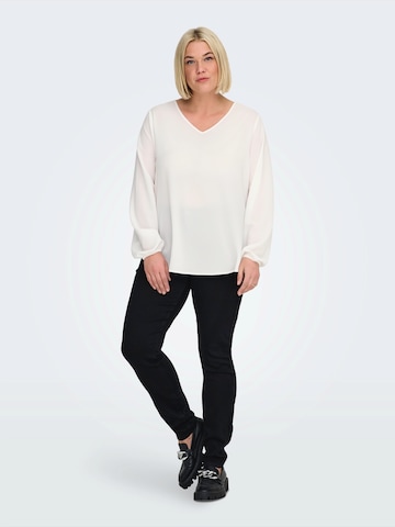 ONLY Carmakoma Блузка 'CARVica' в Белый