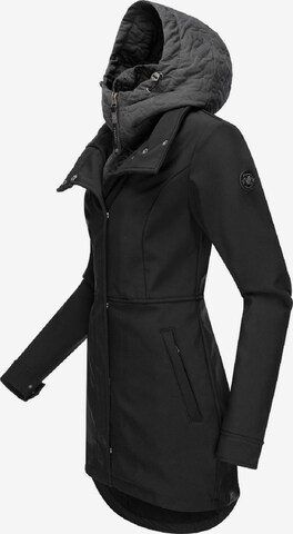 Ragwear Toiminnallinen pitkä takki 'Ybela' värissä musta