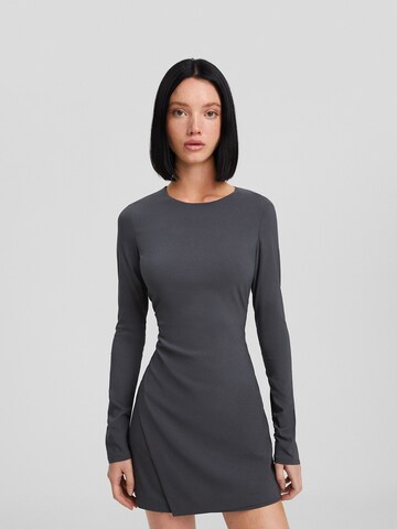 Bershka Dress in Grey: front