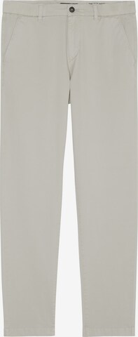 Marc O'Polo Tapered Chino 'Osby' in Grijs: voorkant