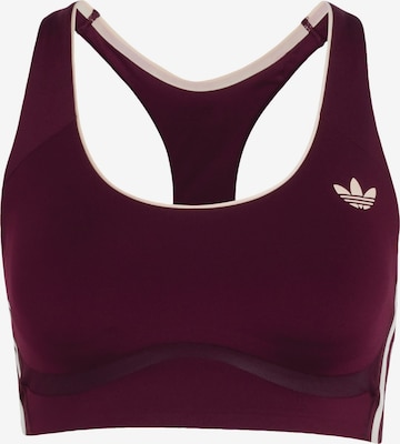 Bustino Reggiseno di ADIDAS ORIGINALS in rosso: frontale